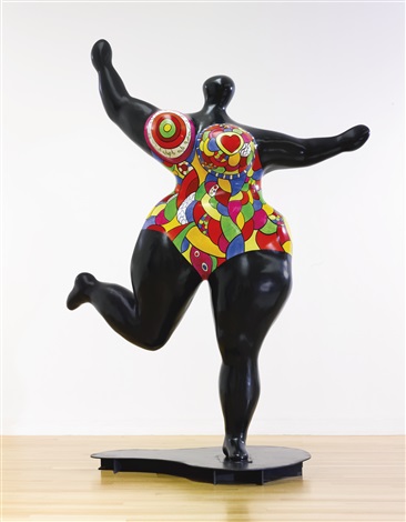 Niki de Saint Phalle, Black standing Nana,1995.jpg
