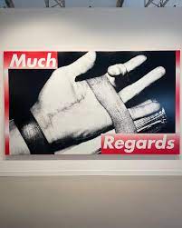 프리즈 런던 2023에서 선보인 Barbara Kruger 작품.jpg