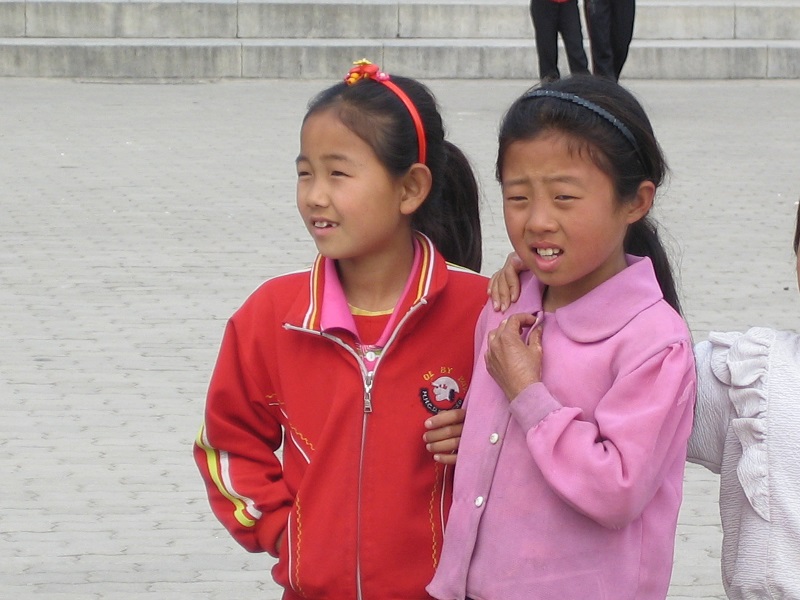 북한의 여자 어린이들.JPG