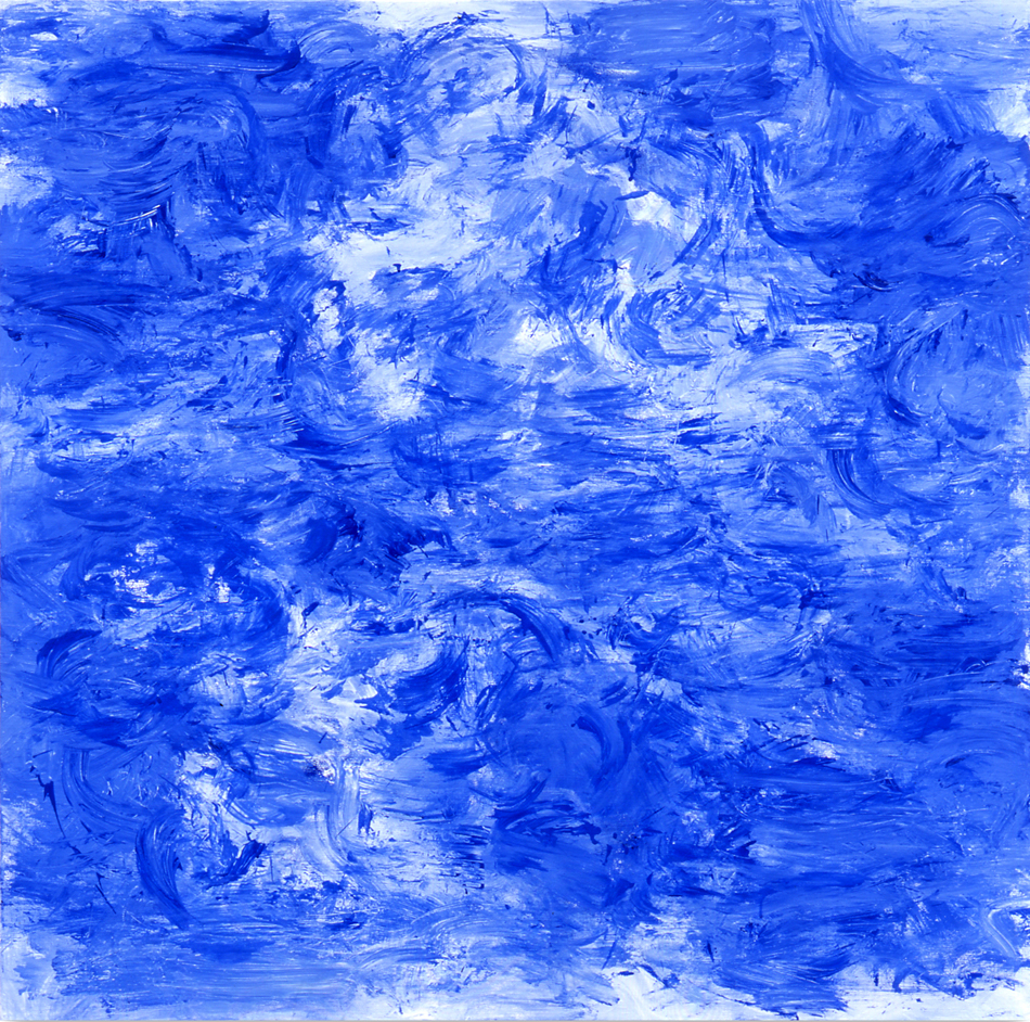 김춘수, Blanco y Azul, 2004.jpg