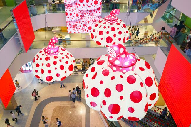 1_2018 Bangkok Art Biennale에서의 Yayoi Kusama  작품.jpg