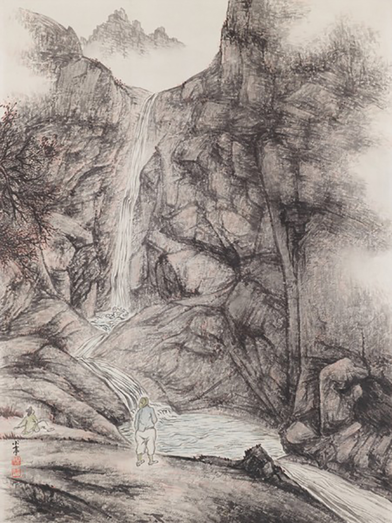 변관식, 금강산 구룡폭(金剛山 九龍瀑), 1960년대, 국립현대미술관제공..jpg