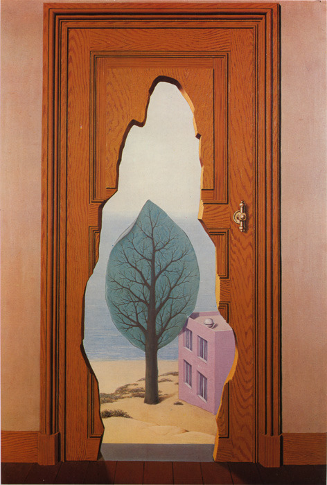 르네 마그리트, 사랑스런 원근법, 1935.jpg