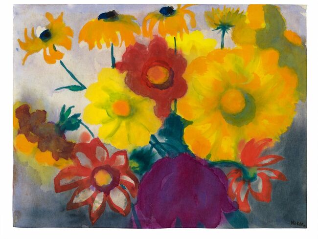 2Emil Nolde, Dahlien und Sonnenhut,1930 - 1940.jpg