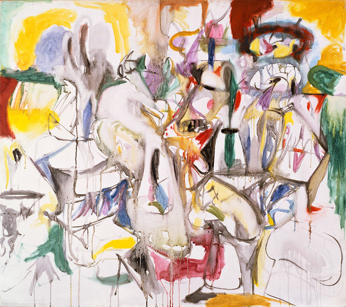 5Arshile Gorky, How My Mother's Embroidered Apron Unfolds In..., 1944.jpg