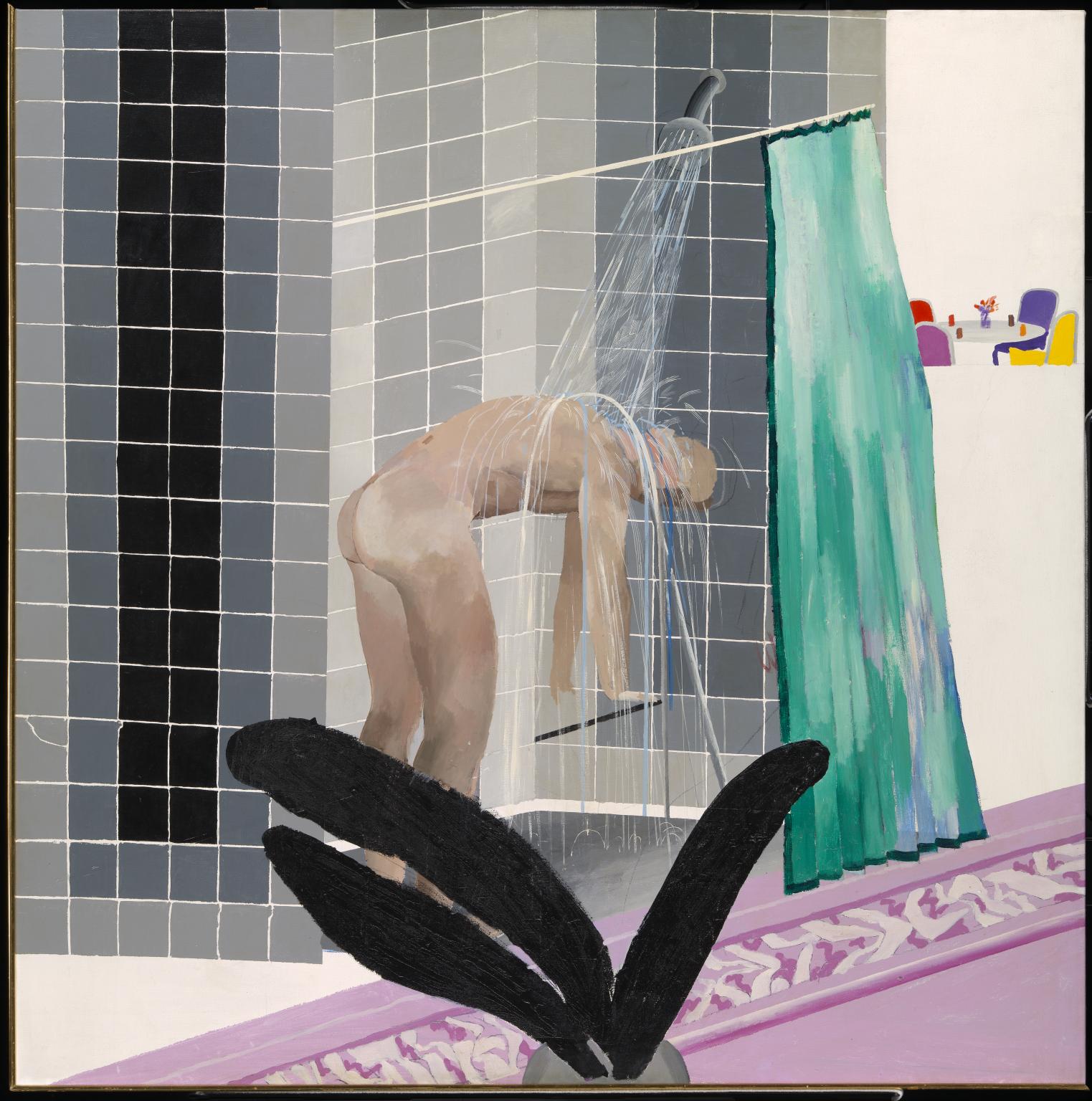 David Hockney, Man in Shower in Beverly Hills,1964.jpg