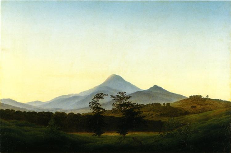 Caspar David Friedrich, Bohemian Landscape, 1808.jpg