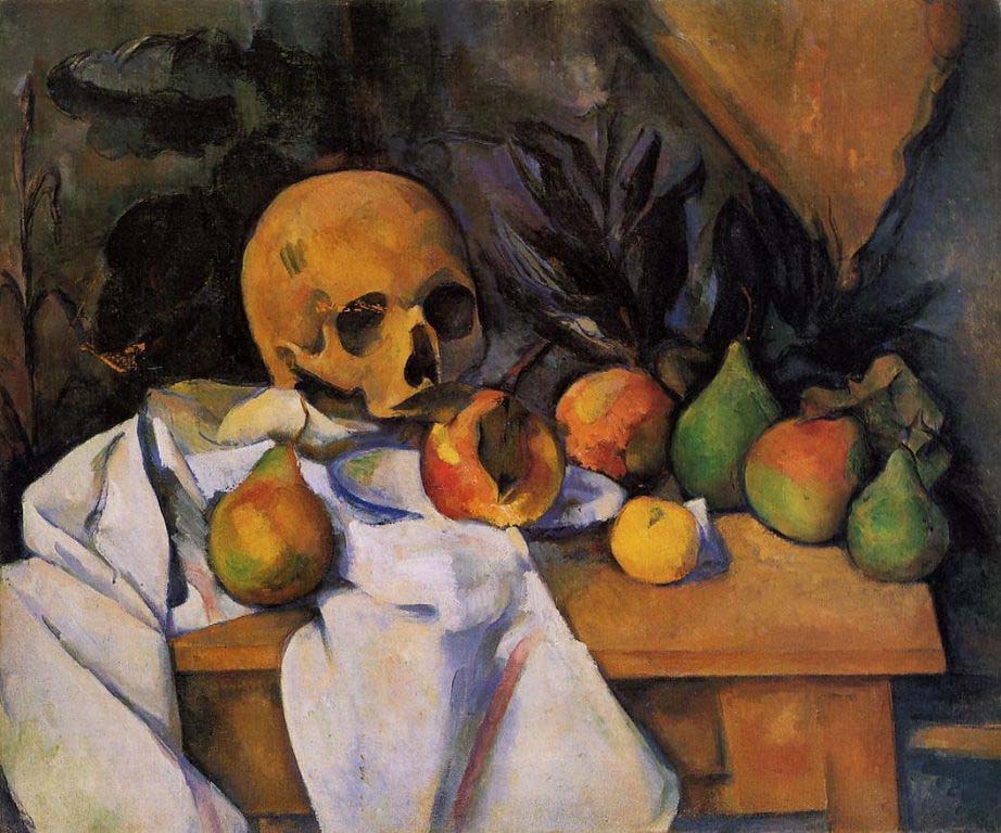 폴 세잔, Still Life with Skull, 1895.jpg