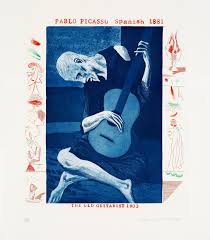 David Hockney, The Old Guitarist from The Blue Guitar, 1976-77.jpg