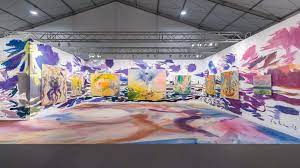 Sophie von Hellermann, installation view in Pilar Corrias Gallery’s booth at Frieze London, 2023.jpg