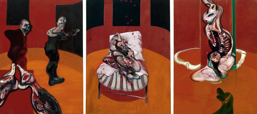 Three Studies for a Crucifixion, Francis Bacon, 1962.jpg