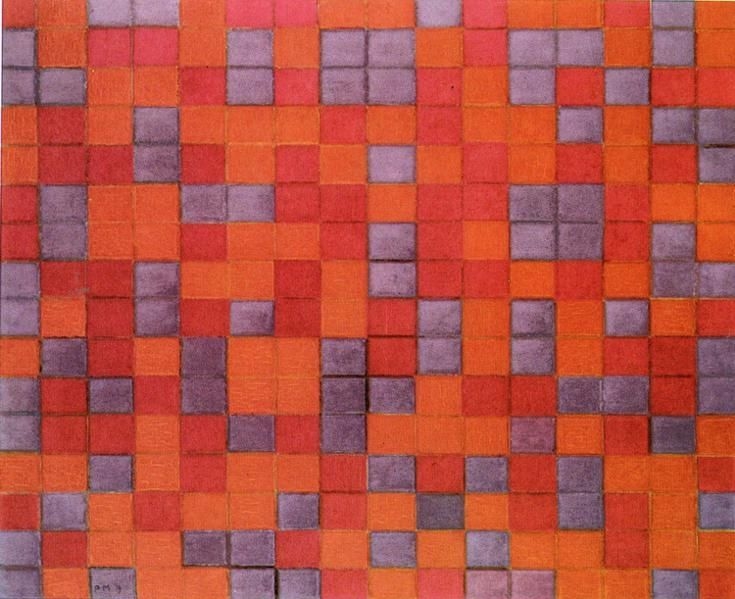 Piet Mondrian, Composition with Grid 8, 1919.jpg