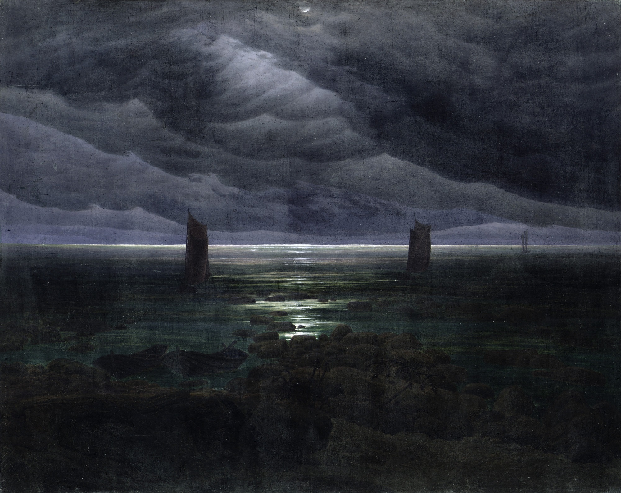 Caspar David Friedrich, Seashore in Moonlight, 1835-36.jpg