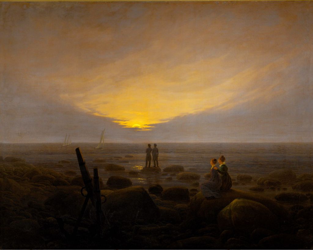 Caspar David Friedrich, Moonrise over the Sea, 1821.jpg