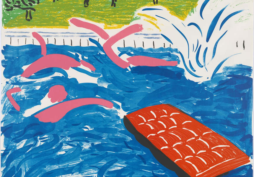 David Hockney, Swimming Afternoon, 1980 (Print).jpg