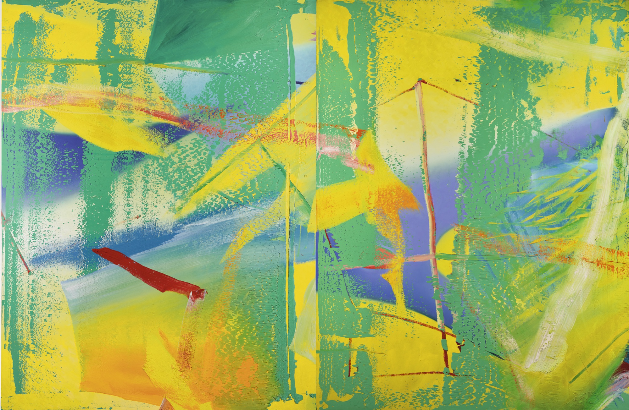 Gerhard Richter, Yellow-Green, 1982.jpg