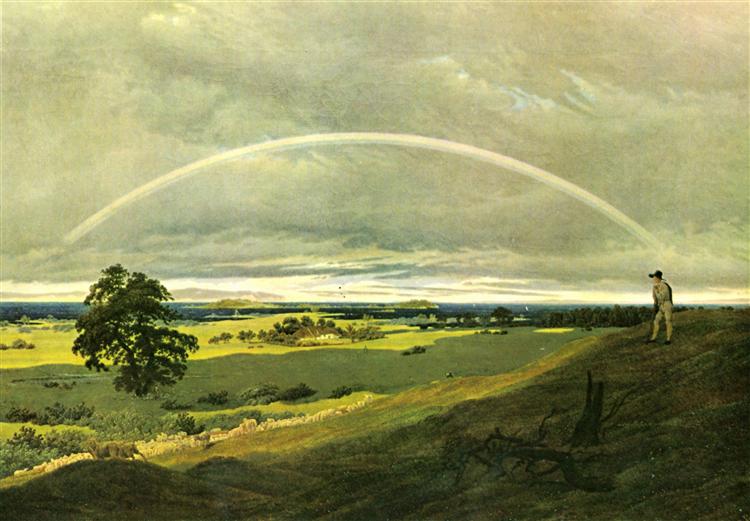Caspar David Friedrich, Landscape with rainbow, 1810.jpg