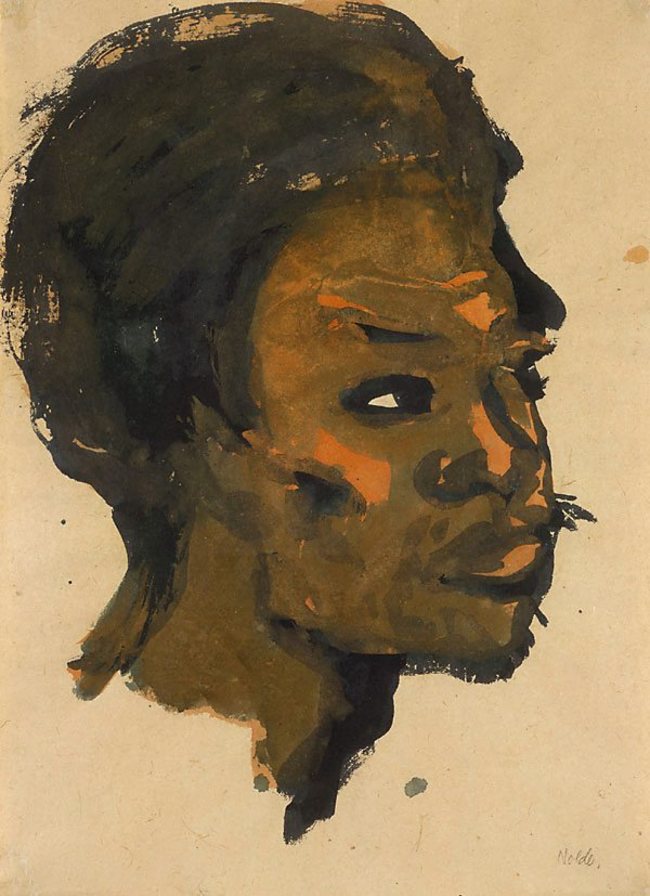 5Emil Nolde, Head of a South Sea Islander,1913-1914.jpg