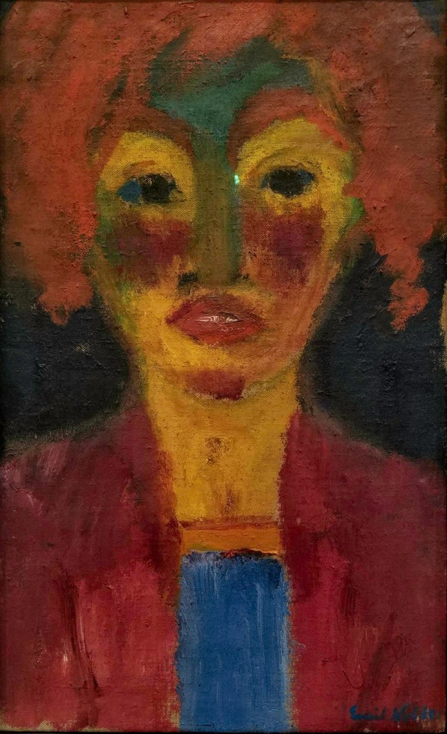 10Emil Nolde, Red-Haired Girl, 1919.jpg