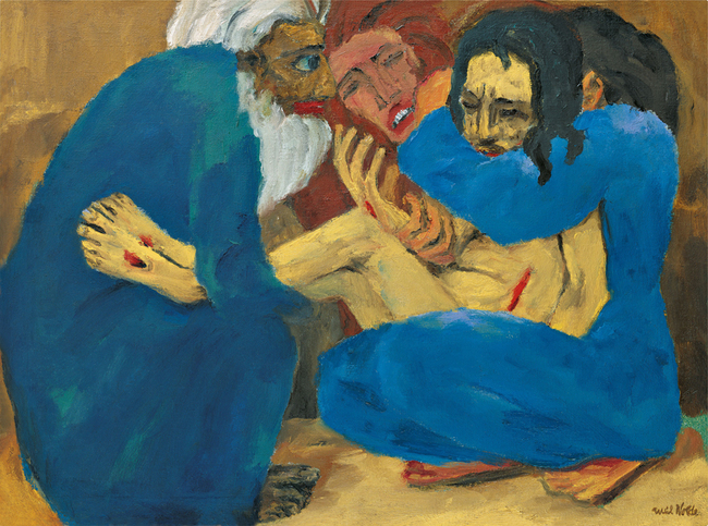 6Emil Nolde, The Burial (Die Grablegung), 1915.jpg