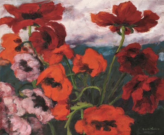 8Emil Nolde, Großer Mohn (Rot, Rot, Rot) (Large Poppies [Red, Red, Red]), 1942.jpg