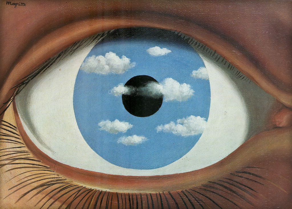 르네 마그리트, 잘못된 거울(The False Mirror), 1935.jpg