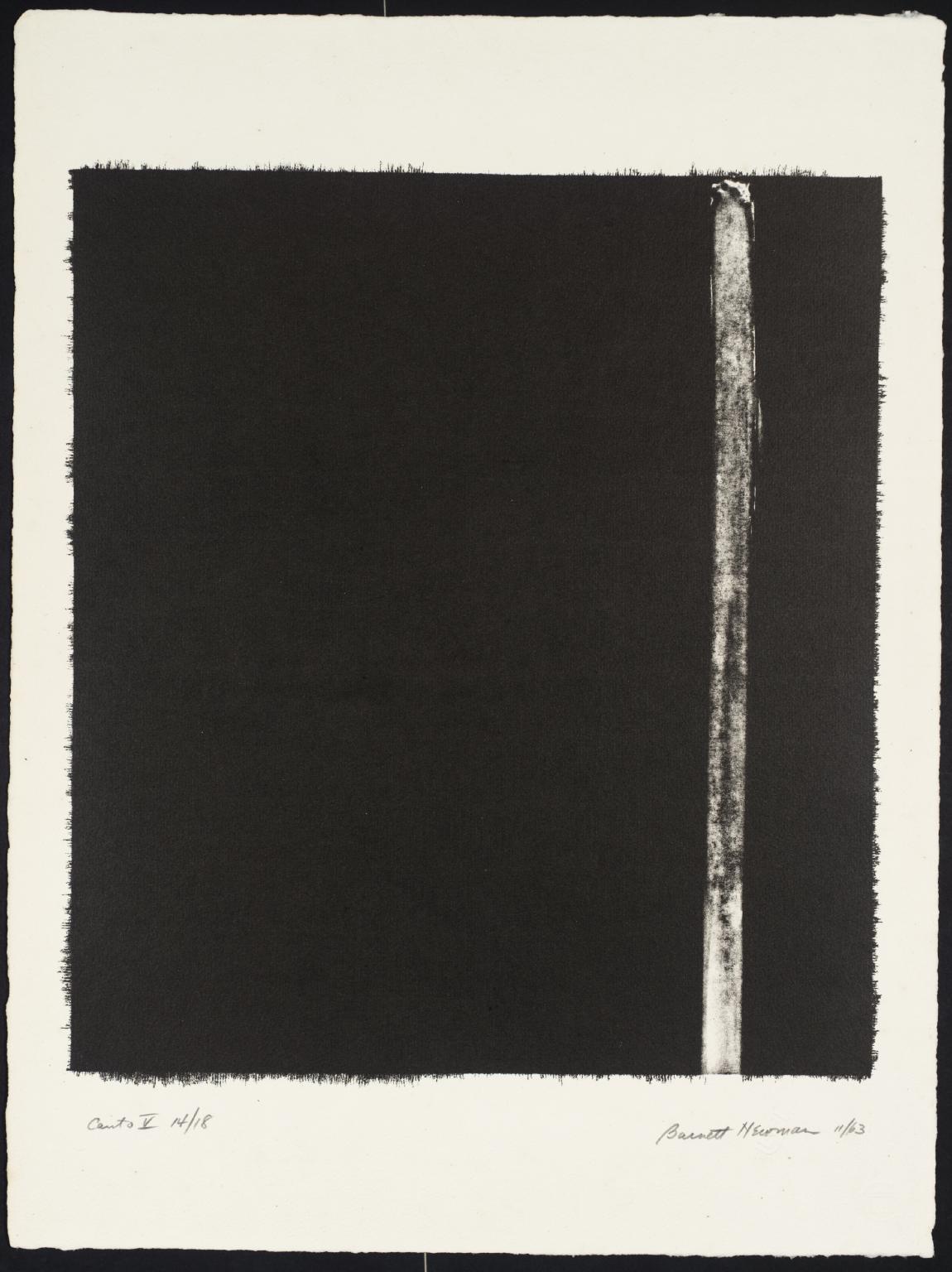 바넷 뉴먼, Canto V, 1963-4.jpg