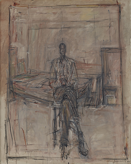 작업실에 앉아 있는 디에고, Alberto Giacometti, , 1945.jpg