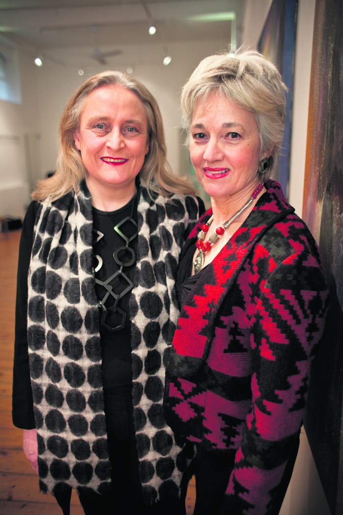 Elisabeth Lalouschek Artistic Director (left) & Chili Hawes, (right) Director, October Gallery, London. Photo Jonathan Greet.jpg