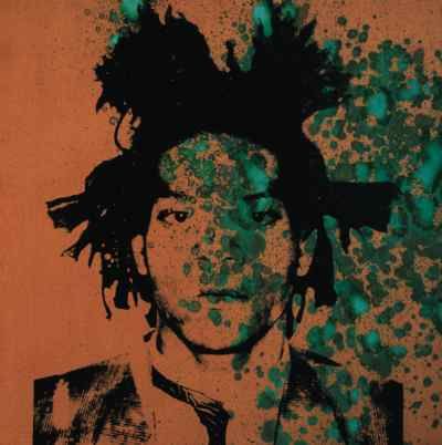 [크기변환]Andy Warhol, Jean-Michel Basquiat, ca. 1982 (Acrylic, silkscreen ink, and urine on canvas).jpg