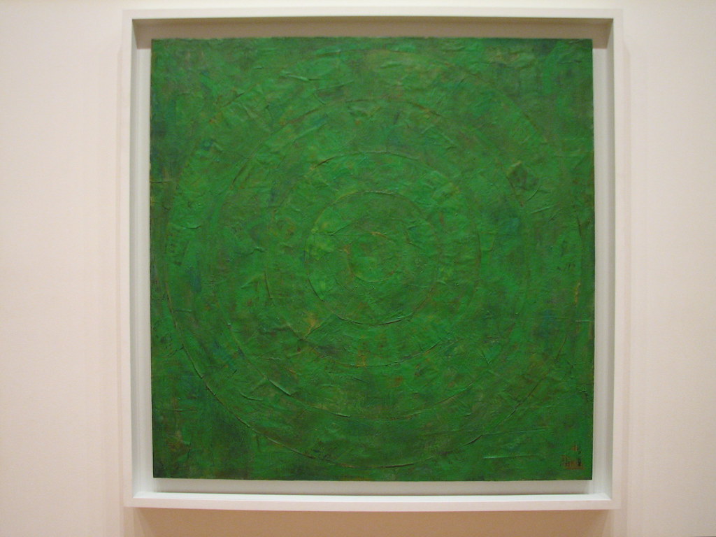 Jasper Johns, Green Target, 1956.jpg