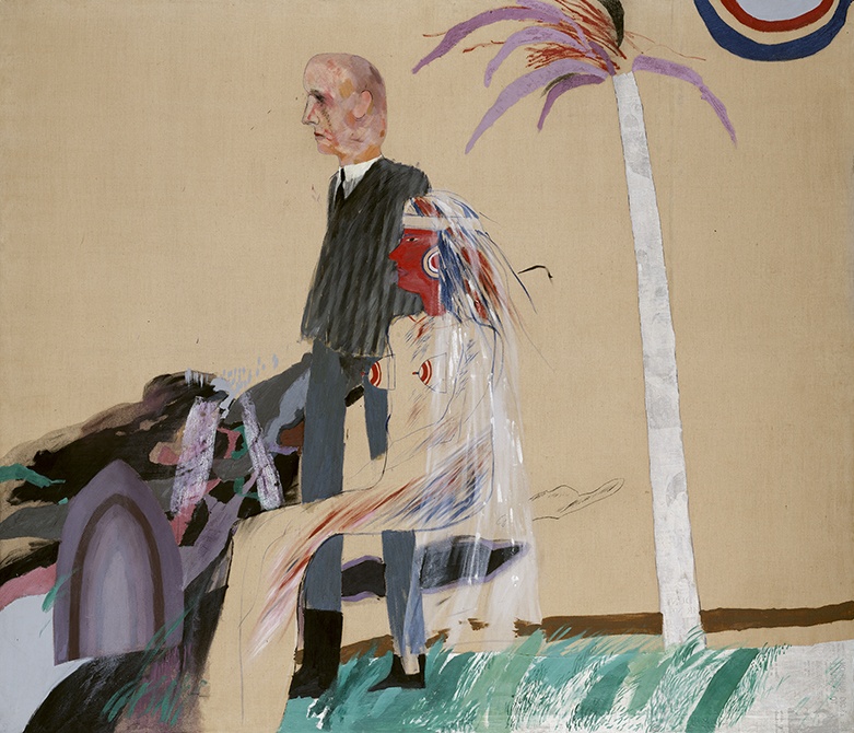 David Hockney, The First Marriage(A Marriage of Styles I), 1962.jpg