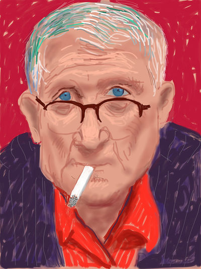 David Hockney, Self-portrait, 20 March 2012 (1219), 2012.jpg