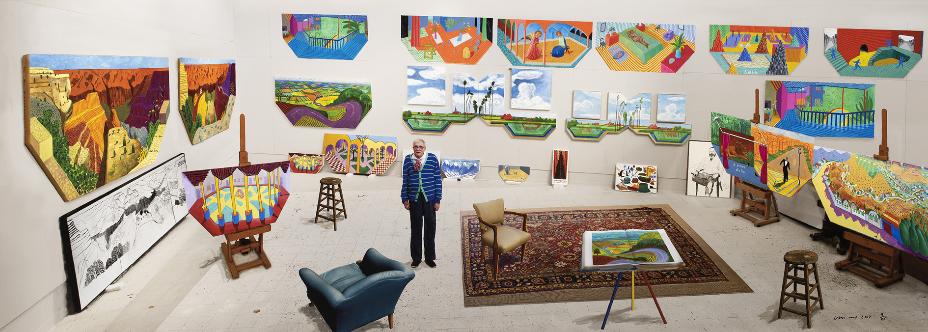 David Hockney, In the Studio, December 2017, 2017.jpg