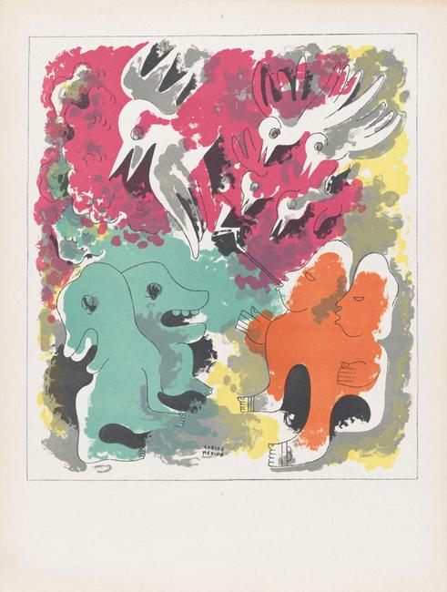 Carlos Mérida, Plate 7 from Estampas del Popol-Vuh, 1943.jpg